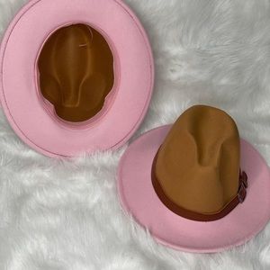 Solid fedora hats for sale size M/L  material 25% polyester 75% cotton